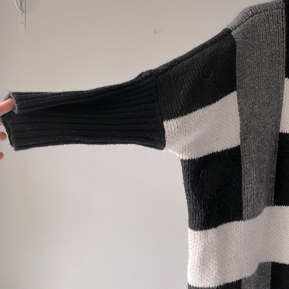 Knit patchwork sweater, M - Picture 2 of 8